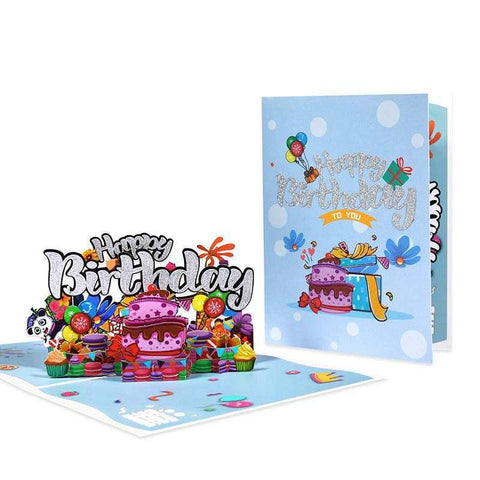 Celebration Birthday Card (3D)